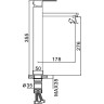 Смеситель для раковины FRAP H802-6 F10802-62 Черный матовый